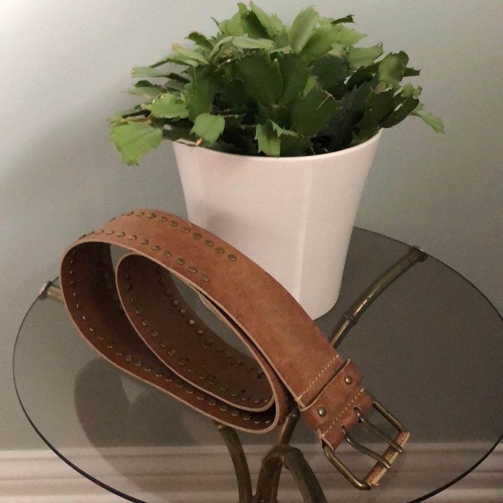 Witchery Leather Belt with studs